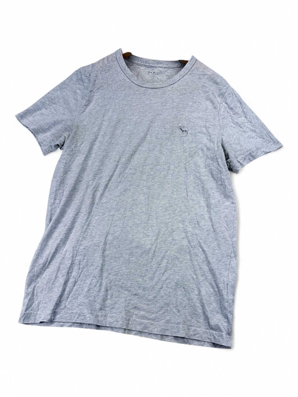 Abercrombie & Fitch Women's Long Sleeve Crew Tee L (Tall) Grey